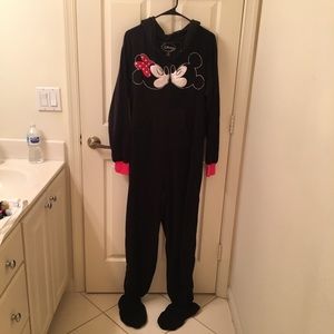 Disney Minnie and Mickey footie pajamas